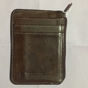 RFID Shielding Leather Wallet by Identity Stronghold ID, cash, card carrier EUC